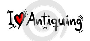 I love Antiquing