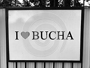 I Love Bucha - BUCHA - UKRAINE