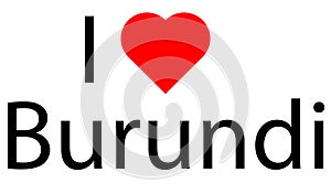 I love Burundi