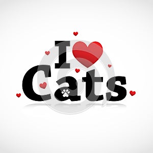 I Love Cats icon.