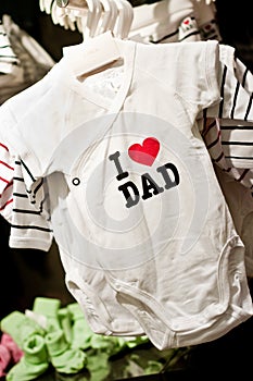 I love dad baby clothes