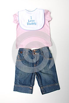 I love daddy baby clothes photo