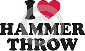 I love hammer throw