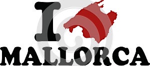 I love mallorca with map