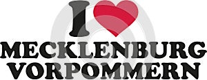 I love Mecklenburg-Western Pomerania german