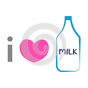 I love milk