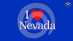 I love Nevada, for nevada anniversary, Nevada state USA