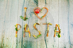 I-love-pasta sign