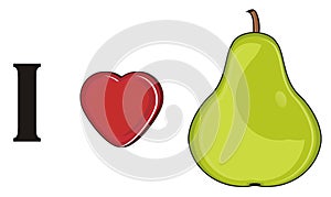 I love pear