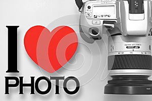 I love photo with camera