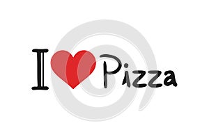 I love pizza symbol