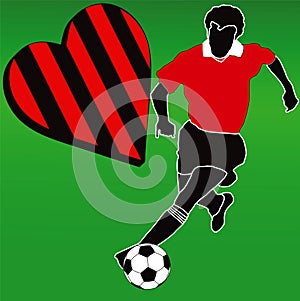 I love the Red and Black football club