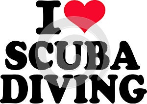 I love scuba diving