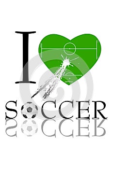 I love soccer