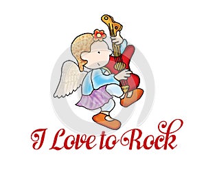 I love to rock
