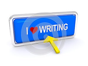 I love writing button