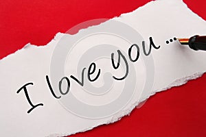 I love you card