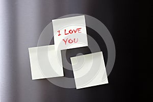 I Love You message