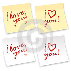 I love you sticker