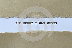 i\'m sorry i was wrong on white paper