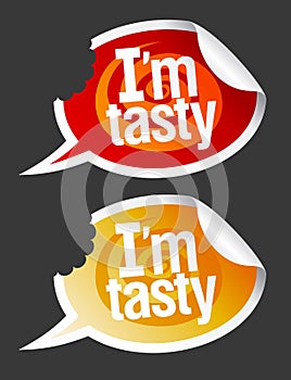 I`m tasty stickers