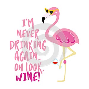 I am never drinking again. Oh look, wine!