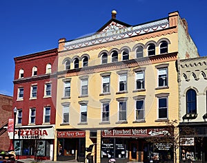 The I.O.O.F. Temple Building 1891 in Penn Yan, New York