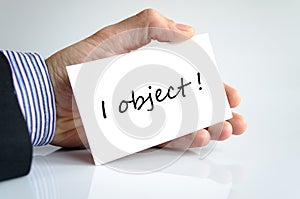 I Object Concept