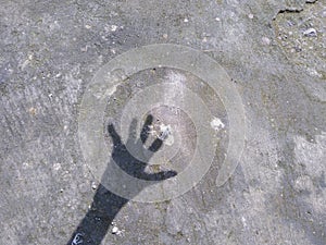 the shadow of my hand that explains some code