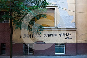 I shall never fall photo