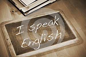 I speak english