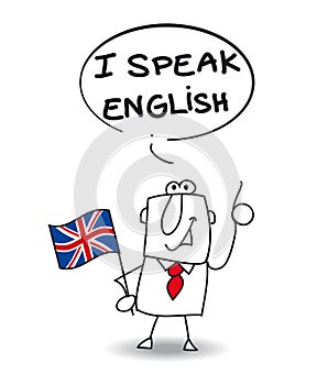 I speak english photo