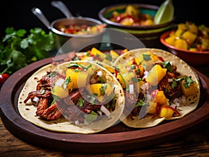 I tacos al pastor, il piatto messicano piÃÂ¹ conosciuto al mondo photo