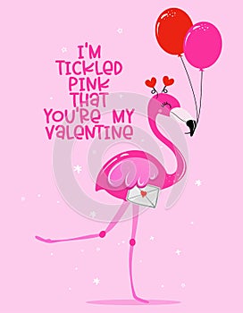 I am tickled pink that you are my Valentine