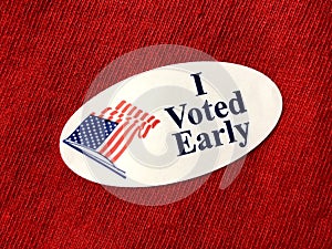 I voted early sitcker