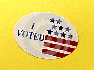 I voted sticker