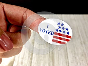 I voted sticker