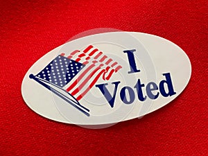 I voted sticker