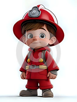 I will grow up to be a brave fireman