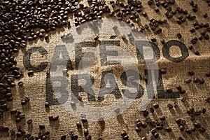 I would draw from Brazilian coffee wrapped. in coffee beans