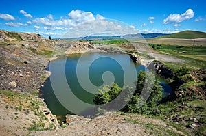 Iacobdeal Lake in Macin Mountains