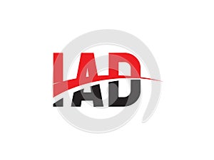 IAD Letter Initial Logo Design Vector Illustration