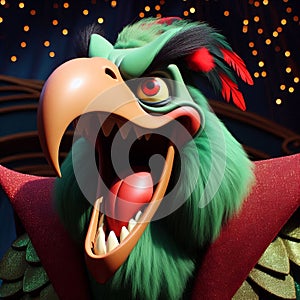 Iago - Squawk and complain as Jafar's loudmout photo