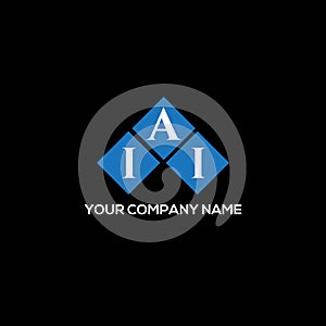 IAI letter logo design on BLACK background. IAI creative initials letter logo concept. IAI letter design.IAI letter logo design on photo