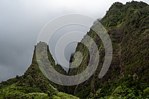 Iao Needle, Iao Valley State Monument Maui Hawaii.