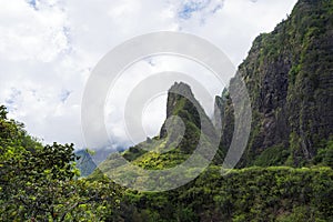 Iao needle state monument in maui hawaii