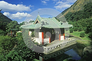 In the Iao Needle State Park there is a shrine to the Japanese settlers on the island of Maui Hawaii