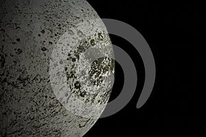 Iapetus, the moon of Saturn - Solar System