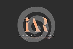 IAR abstract letter logo design