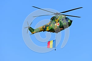 IAR 330 Puma Socat Fighter Helicopter , Romanian air force